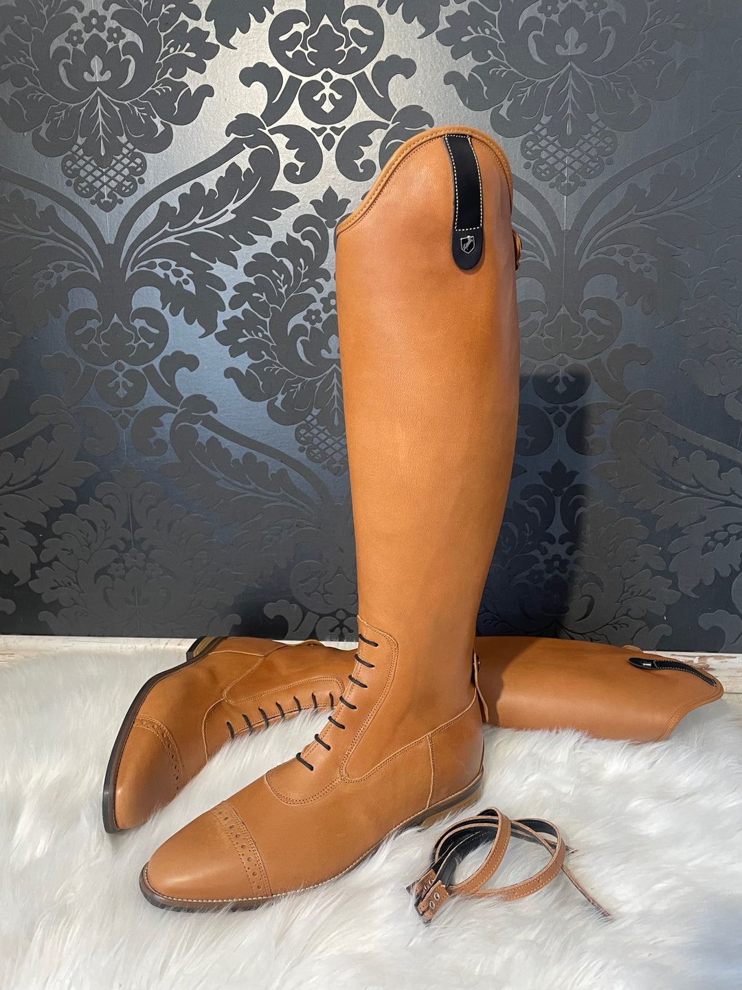 Riding boots - model Maidstone - light brown cognac