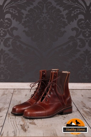 Lace-up ankle boots - Brown