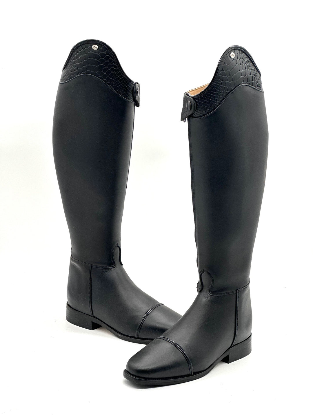 Riding boots black leather model Classico size 39