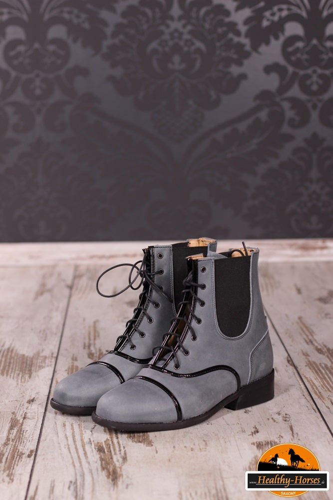 Lace-up ankle boots - Grey
