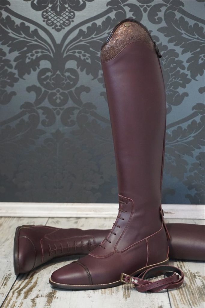 Reitstiefel - Modell Maidstone - Braun Caoba mit Printleder