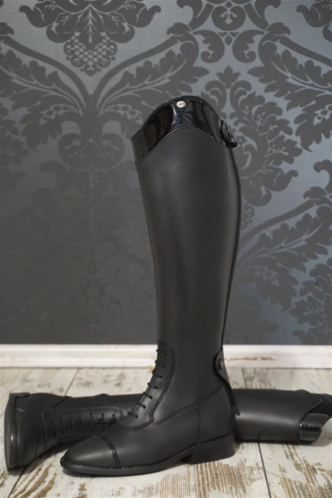 Reitstiefel - Modell Maidstone - Schwarz mit Lackleder