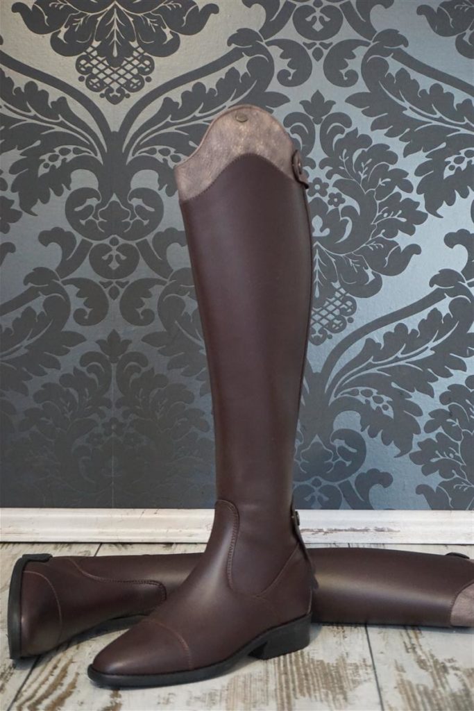 Reitstiefel - Modell Cheaster - Caoba mit Printleder