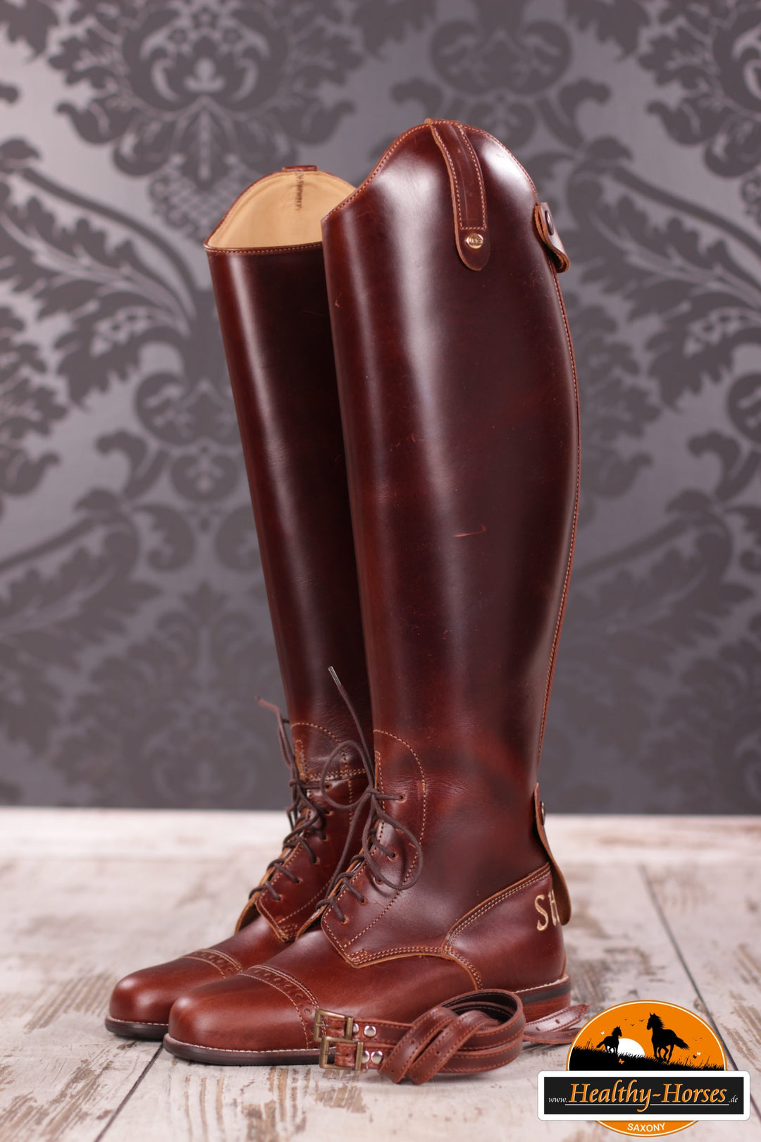 Reitstiefel Modell Deluxe - Braun Seahorse old