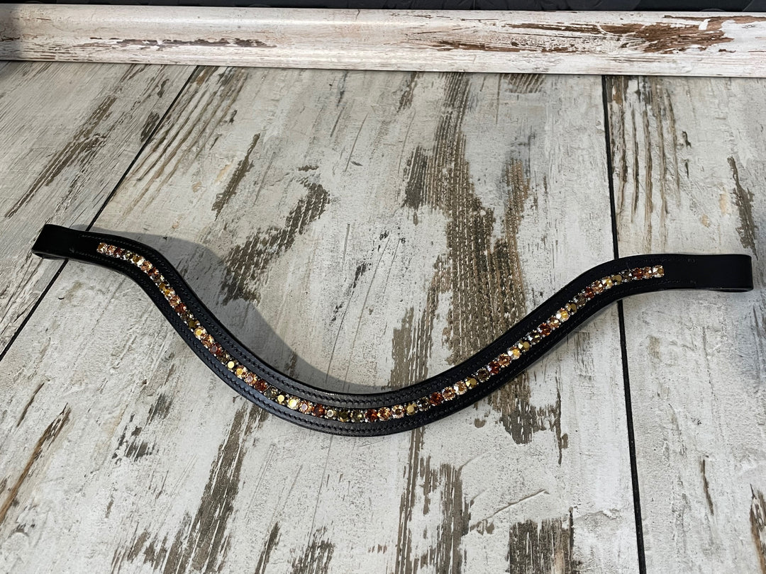 Healthy Horses Stirnriemen Browband Bridle Harmony Braun