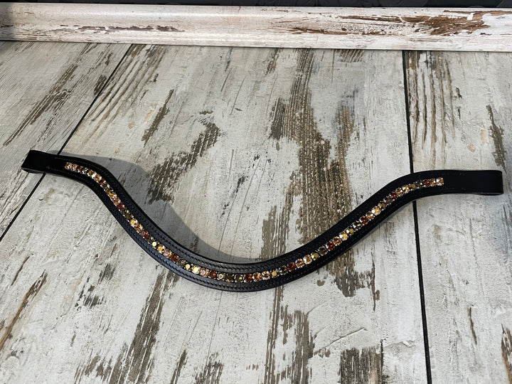 Healthy Horses Stirnriemen Browband Bridle Harmony Braun