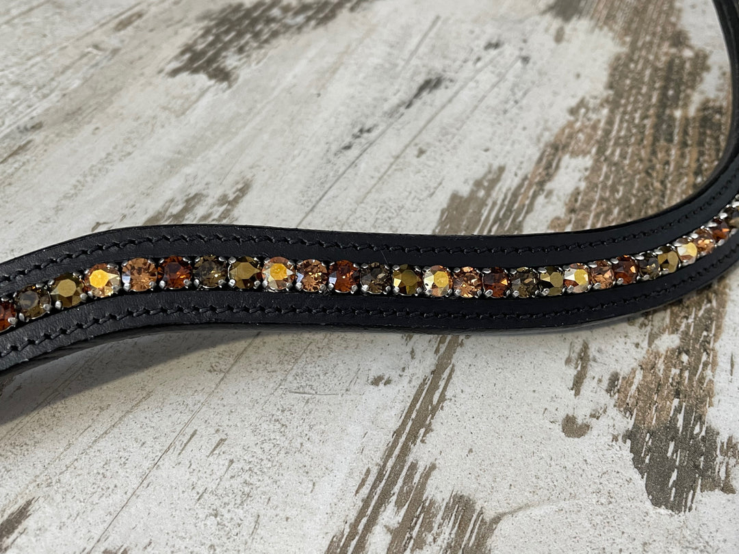 Healthy Horses Stirnriemen Browband Bridle Harmony Swarovski