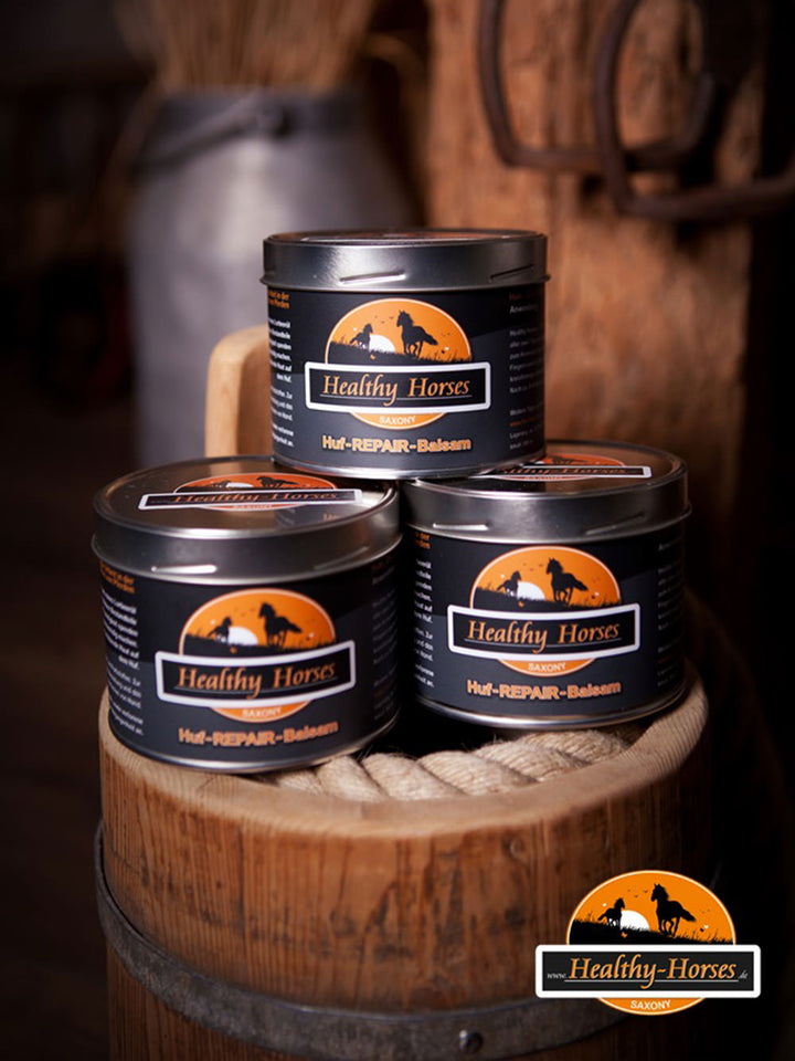 Healthy Horses Huföl Hufpflege Huffett Hufbalsam Lorbeer Lorbeeröl Rissige Hufe Brüchige Hufe