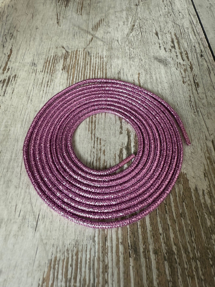 Schnürsenkel mit Glitzer 2,40m lang für komplett geschnürte Reitstiefel 240cm