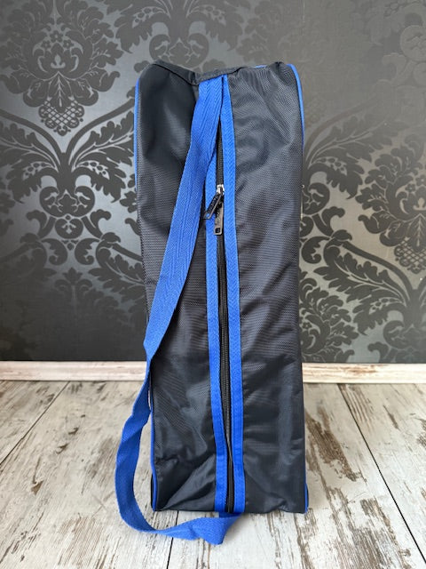 Stiefeltasche Premium navy hellblau